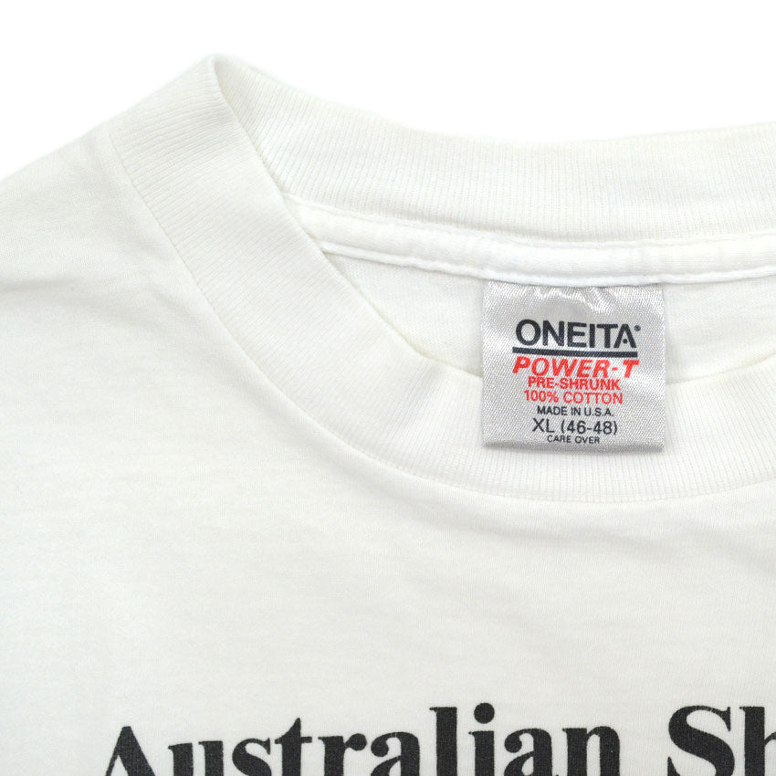 ~90's ONEITA 'Australian Shepherd' dog print T-shirt... XL