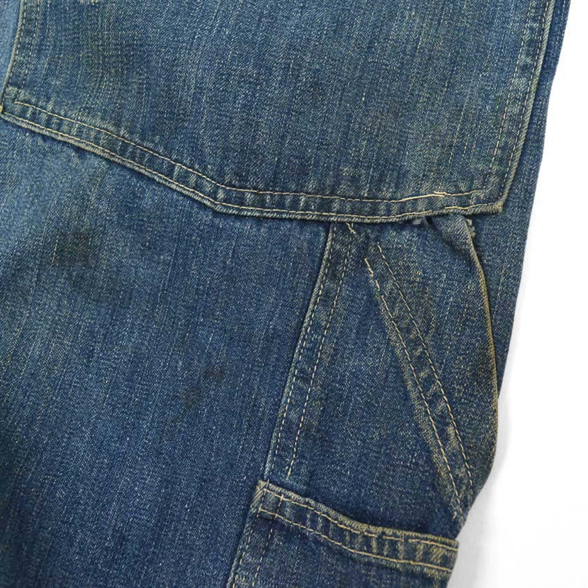 1940s HEADLIGHT OVERALLS WWII Denim Overalls...