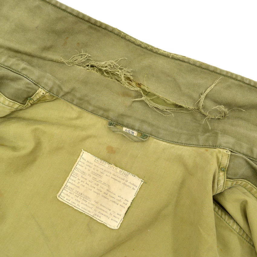 1940s USAF M-1943 WWII JACKET 'E SEMPRE L'ORA' Squadron AS IS ... 36R