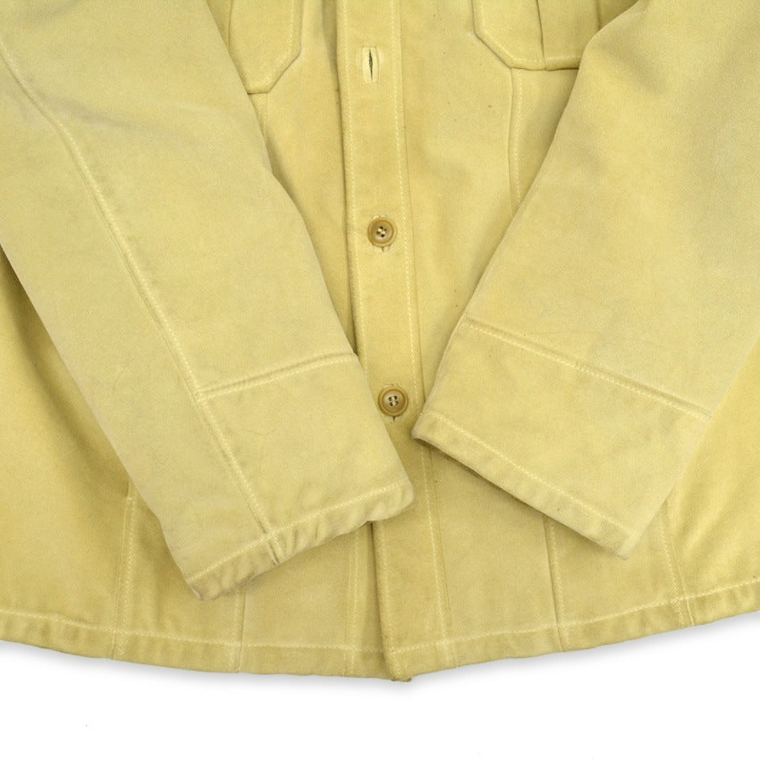 80s Calvin Klein suede leather jacket, made in Italy... L