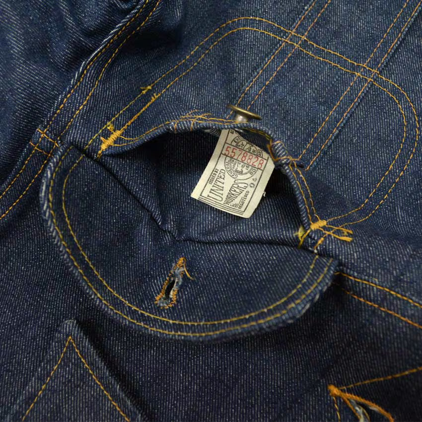 70's Deadstock Lee 220 Denim Jacket Indigo... 40