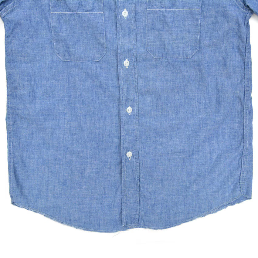 ~60's WASHINGTON MFG CO. Chambray Shirt...M
