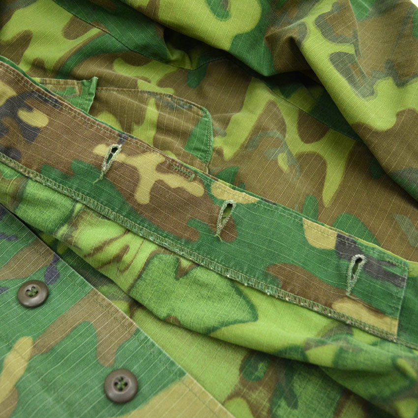 70's USMC ERDL Mixed Leaf Jungle Fatigue Jacket ... MR