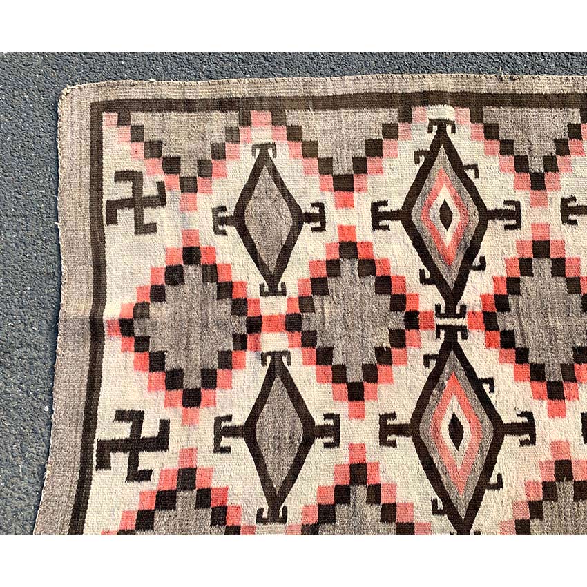 Circa 1930's Early Navajo Rug Whirling Logs Swastika 2 ...