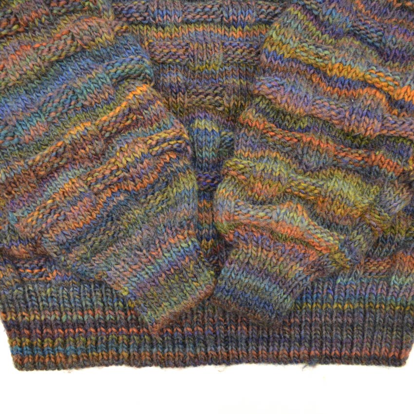 OLD HOMEMADE HANDKNIT WOOL SWEATER ...
