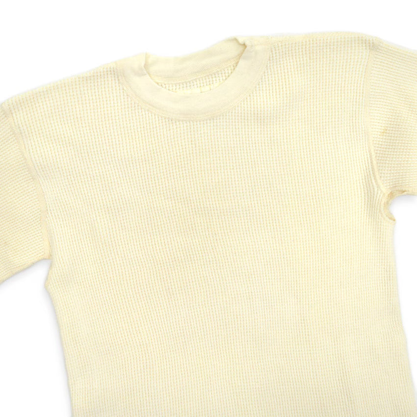1960's USNAVY EXTREME COLD WEATHER CIRCULAR WAFFLE UNDERSHIRT ... L