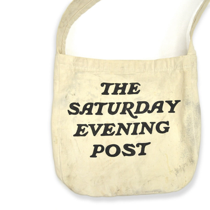 OLD THE SATURDAY EVENING POST DELIVERY BAG...