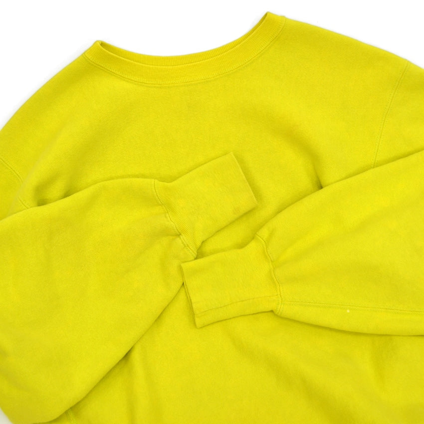 1990's Champion Reverse Weave Acid Green...XL