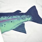 1980's Hanes LAKE TAHOE RAINBOW TROUT T-SHIRT ... L