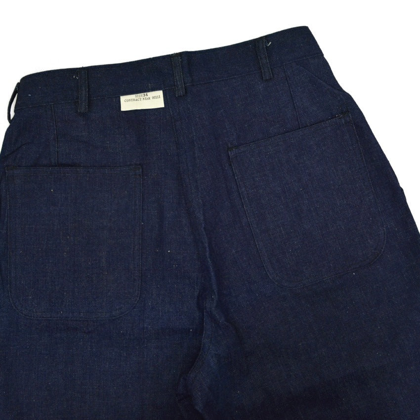 1940's DEADSTOCK USNAVY WW2 DENIM TROUSERS...W31