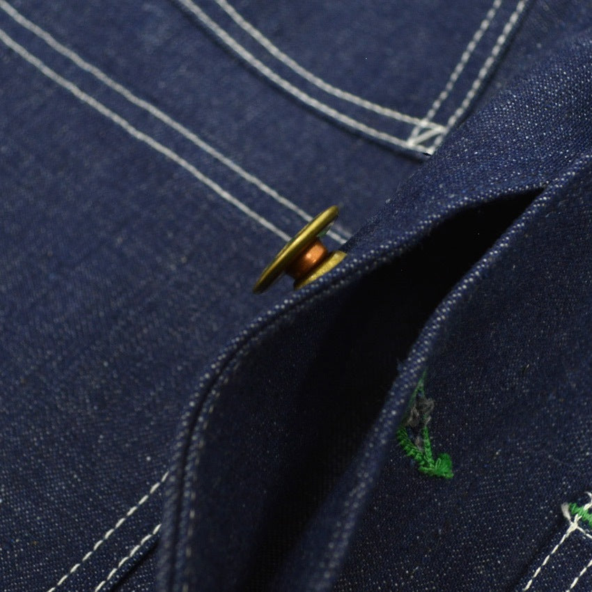 1950's DEADSTOCK OshKosh ENGINEER DENIM JACKET... 40
