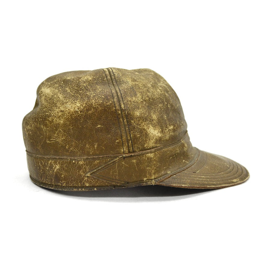 1930's LLBEAN HUNTING LEATHER CAP...71/8