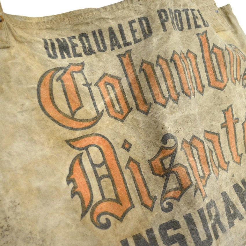 1940's~ Columbus Dispatch INSURANCE NEWS PAPER BAG...