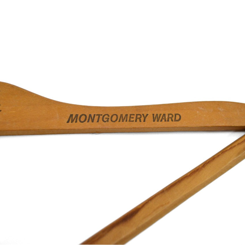 1950's~ BRENT MONTGOMERY WARD WOOD HANGER...