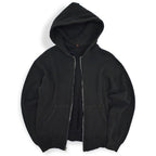 1960's〜 BLACK ZIP UP SWEAT HOODIE ...
