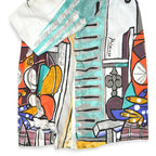 1980s Deadstock Picasso "Woman Sitting in Front of a Window" All Over Print T-shirt... XL