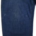 1940's USNAVY WW2 DENIM TROUSERS METAL BUTTON... W32
