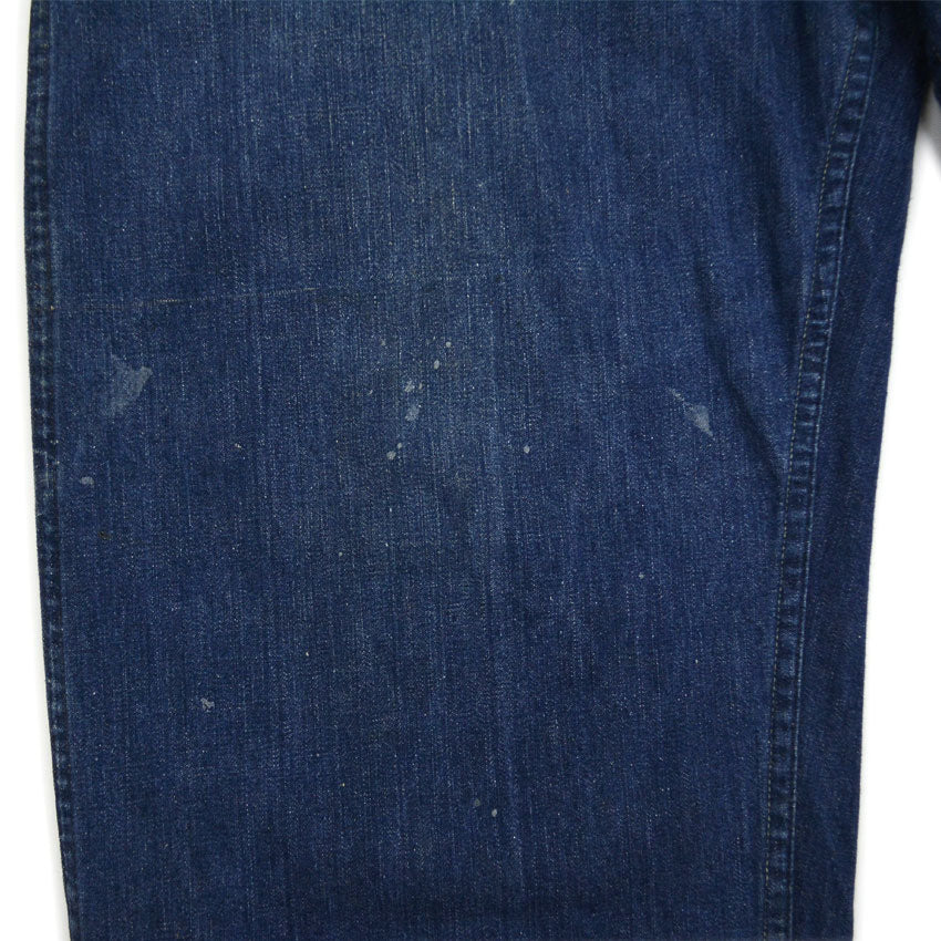 1940's USNAVY WW2 DENIM TROUSERS METAL BUTTON... W32