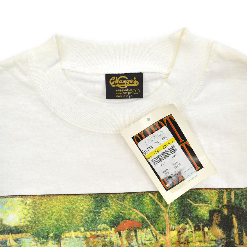 1990s Deadstock Georges Seurat "A Sunday Afternoon on the Island of La Grande Jatte" T-shirt... XL