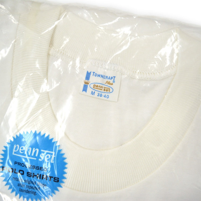 1960's Deadstock PENNEY'S TOWNCRAFT SLEEVELESS POLO SHIRTS...M