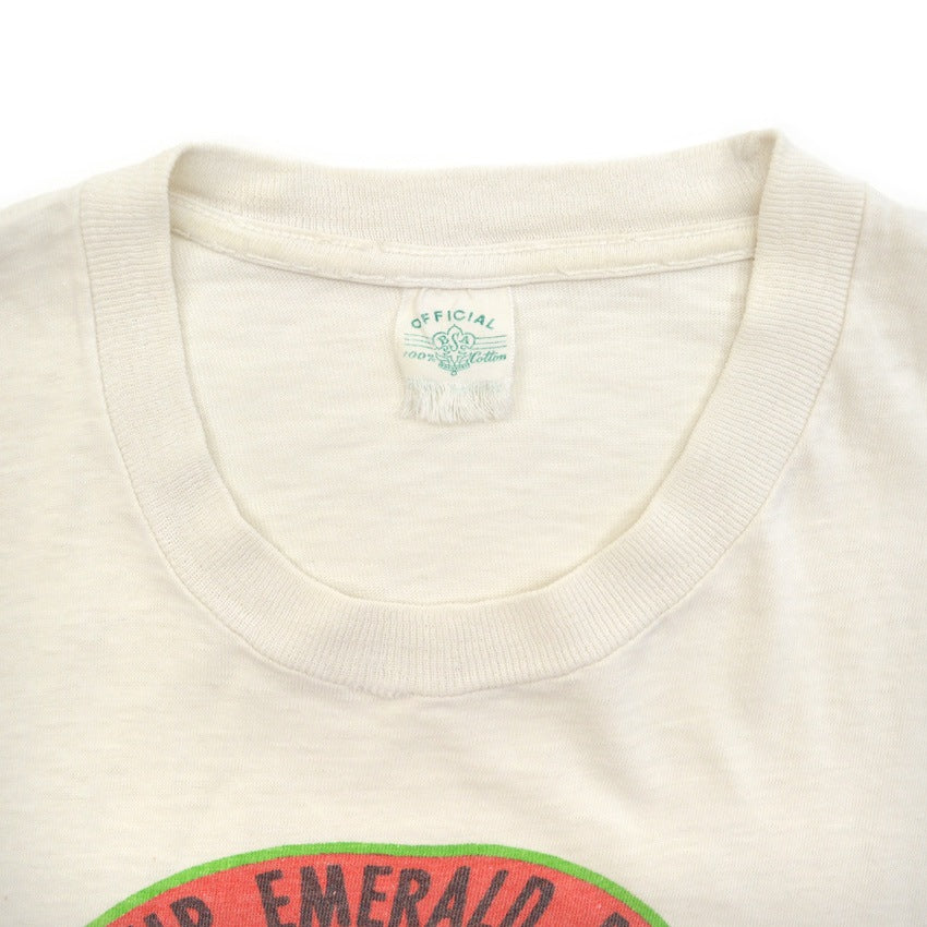 1950s BSA CAMP EMERALD BAY Skull Motif T-Shirt... Fits like L