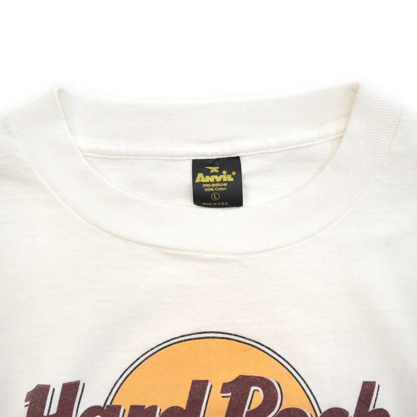 1980's~ ANVIL Hard Rock CAFE T-SHIRT... L
