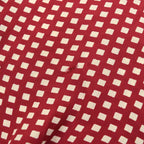 1960's〜 Deora Square Dots Rayon S/S Shirt Blood ... 40