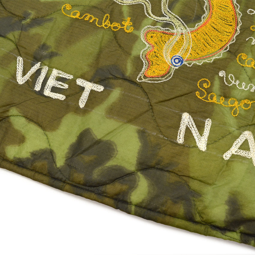 1960s DEADSTOCK VIETNAM TOUR JACKET (Vietnamese Tour Jacket) Camo 68-69... Excellent Condition