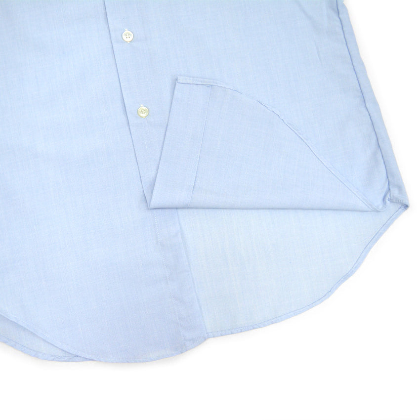 1960's USAF BROADCLOTH BLUE AF SHADE 1550 SHIRT ONE WASH... 141/2