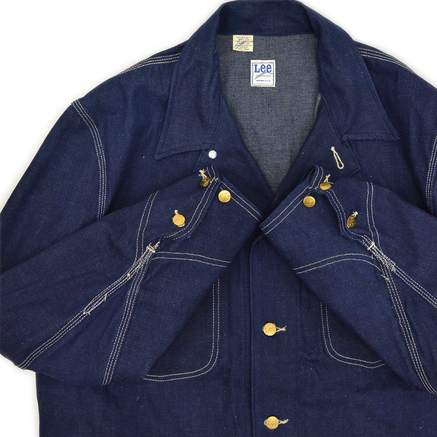 1970's DEADSTOCK Lee 91-J DENIM COVERALL ... Fits like 44