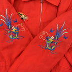 1960s VIETNAM SOUVENIR JACKET (Vietnamese souvenir jacket) Red...