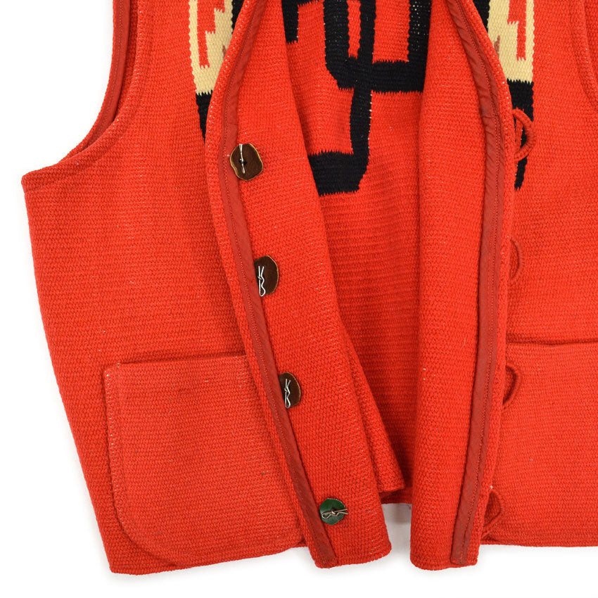〜1960's ORTEGA'S HAND WOVEN CHIMAYO VEST ...