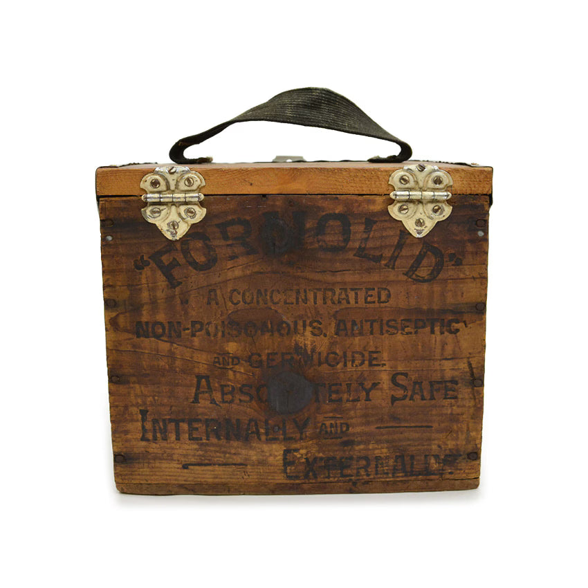 Circa.1920's HENRY K. WAMPOLE & Co. FORMOLID ADVERTISING WOOD BOX ...