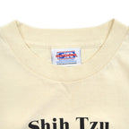 1980's~ SR Shih Tzu DOG PRINT T-SHIRT...XL