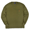 1990's~ Polo by Ralph Lauren L/S T-SHIRT OLIVE GREEN... M