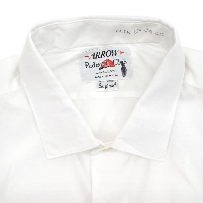 ~1960's DEADSTOCK ARROW SUPIMA COTTON WHITE SHIRT... 151/2