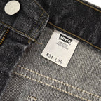 1990's Levi's 517 BLACK DENIM PANTS... W33 L28
