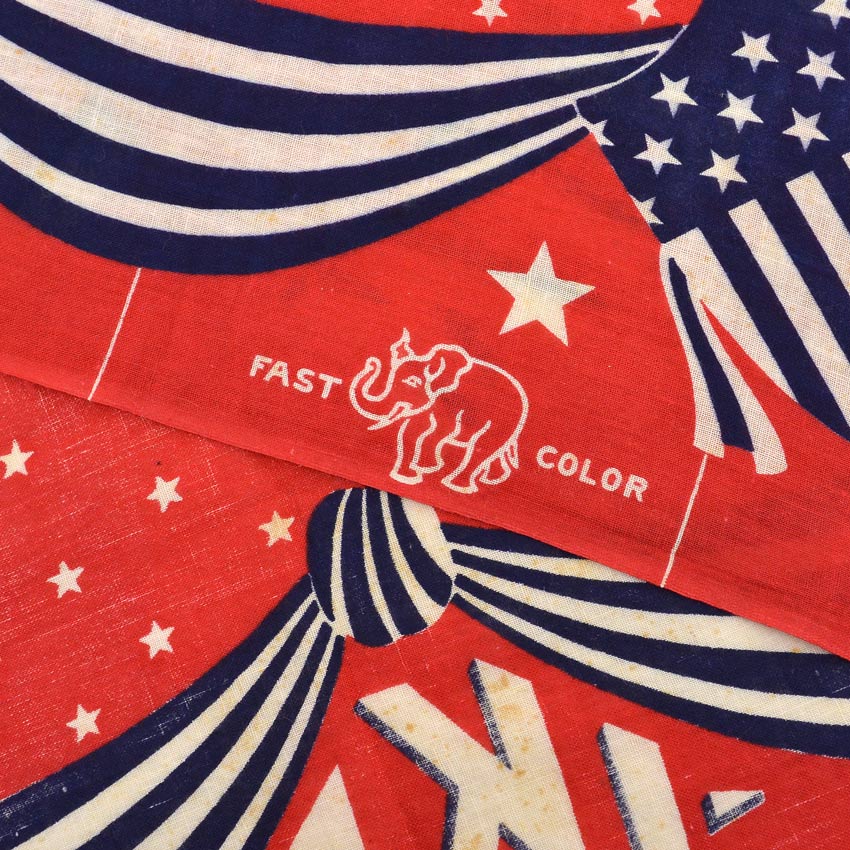 1950's Dwight D. Eisenhower I LIKE IKE BANDANA... MINT