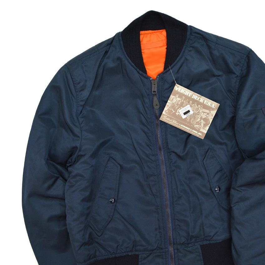 1980's DEADSTOCK I.SPIEWAK & SONS, INC. MA-1 FLIGHT JACKET ... 42