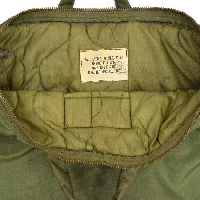 1970's USNAVY BAG, FLYER'S, HELMET LEATHER PATCH...