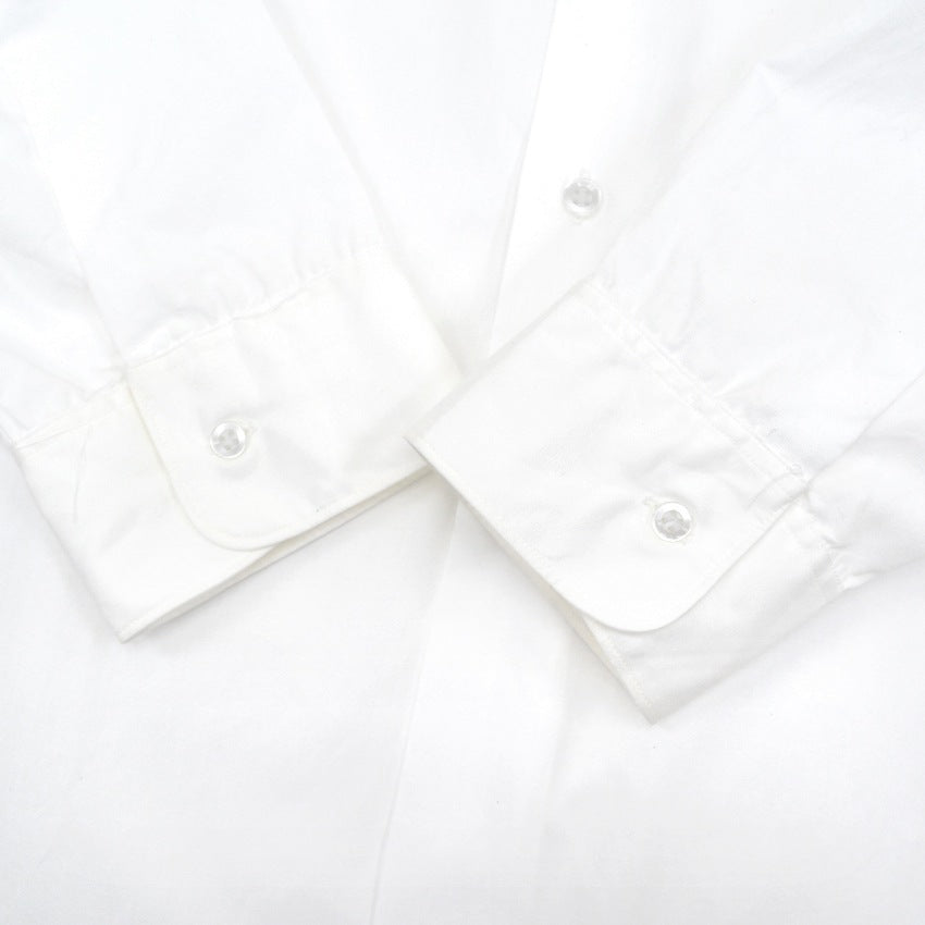 1960's DEADSTOCK LUXURIOUS PIMA COTTON WHITE SHIRT ... 161/2