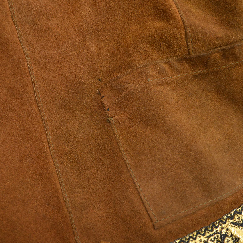 1970's WESTERN LEATHER WEAR FRINGE LEATHER VEST ...