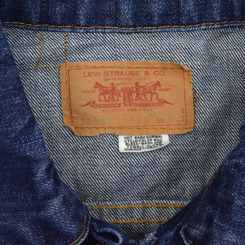 1970's Levi's 70505 small-e DENIM JACKET... 44