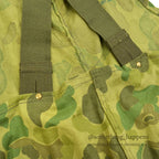 ~1960's DEADSTOCK FROGSKIN CAMO HBT HUNTING OVERALL...EX-LARGE