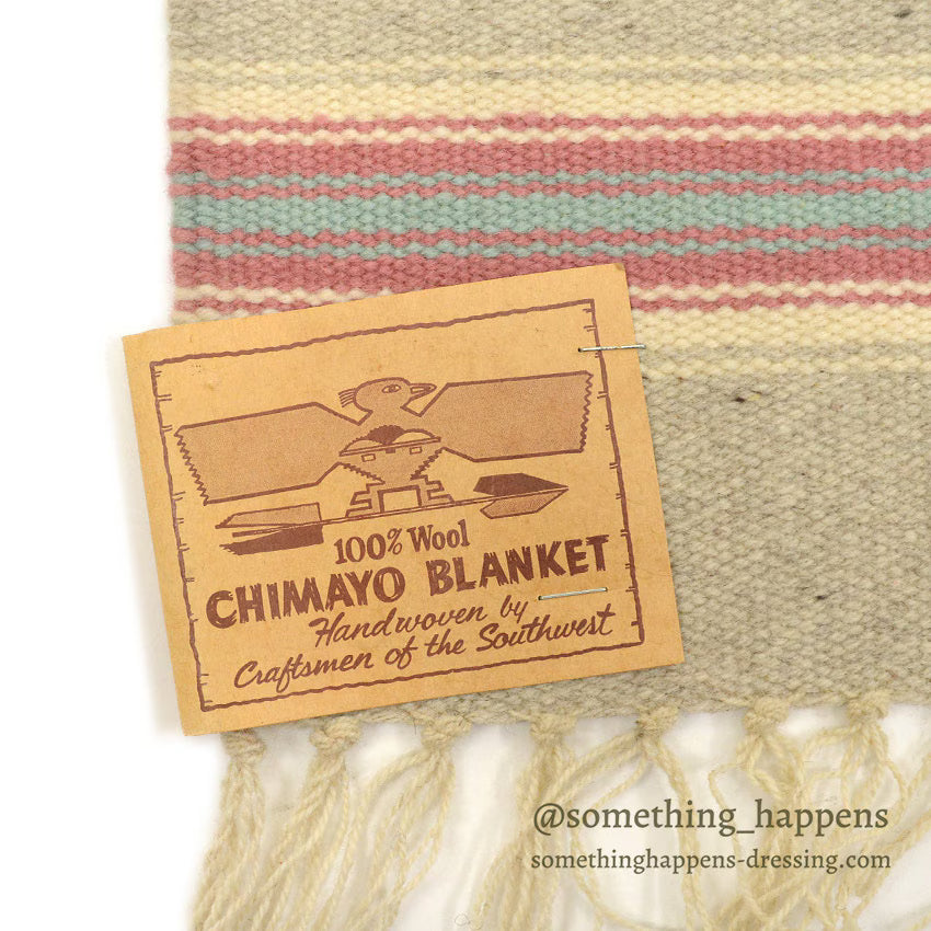 DEADSTOCK OLD CHIMAYO BLANKET CRAFTSMEN OF THE SOUTHWEST RUG ...