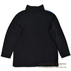 1990's MOVING BLUE FLEECE TURTLE NECK PANEL FRONT ...