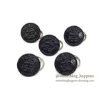 ~1940s US Navy Original Button for Denim Jacket... Set of 5
