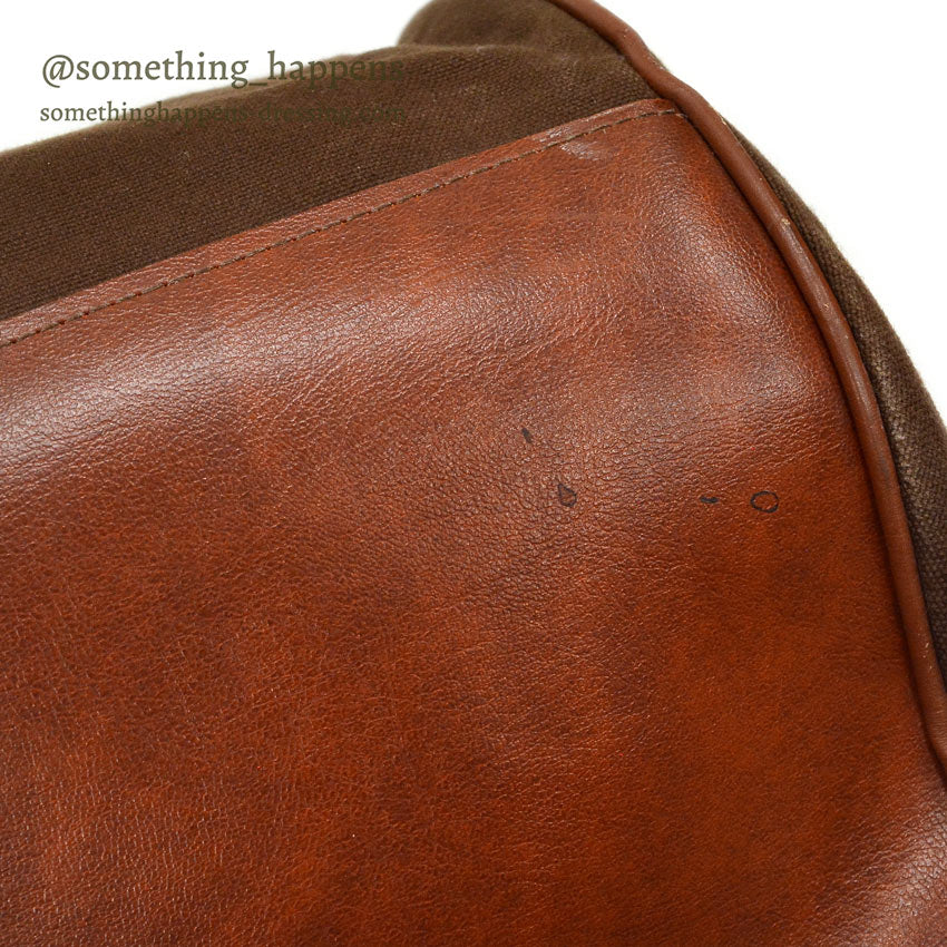 1980's DEADSTOCK LLBEAN DUFFLE BAG WITH ORIGINAL STRAP...