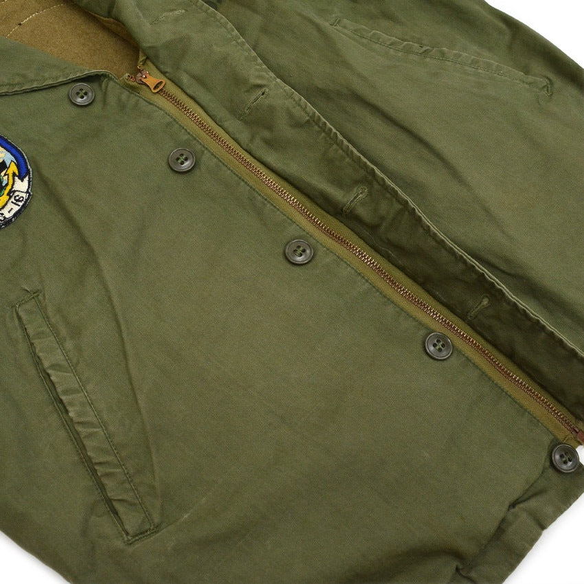 1940's U.S.NAVY N-4 JACKET SQUADRON PATCHES ... Fits like 40