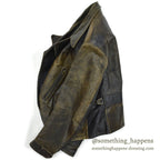 1930's TWO TONE HORSEHIDE LEATHER SPORTS JACKET ...